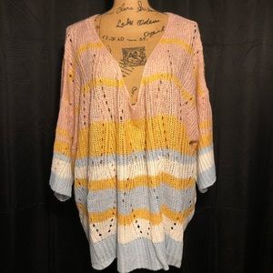 Boutique pastel oversized sweater